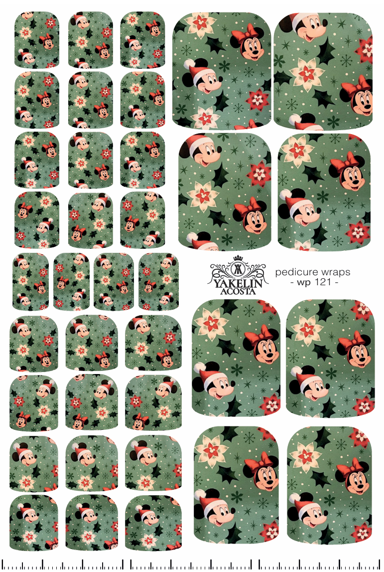 MANICUREN & PEDICURE WRAPS DISNEY