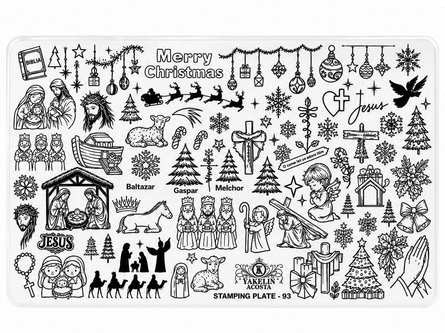 Stamping plate #93