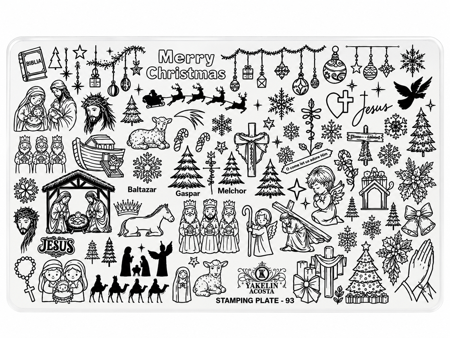 Stamping plate #93