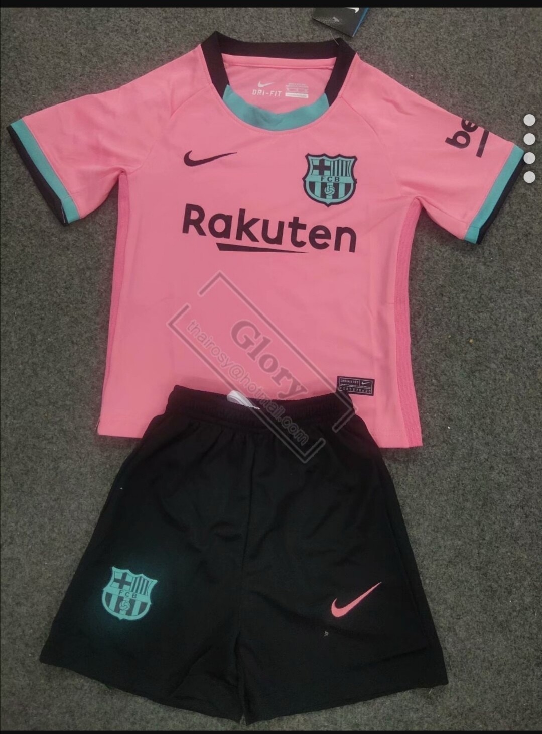 TRAJE NIÑO BARCELONA TERCERA EQUIPACION 20/21