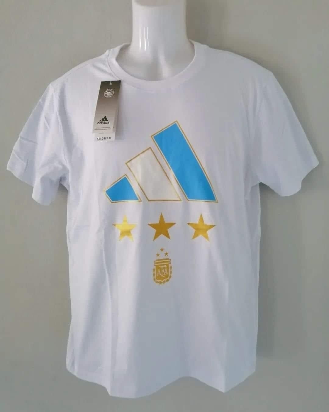 CAMISA ARGENTINA CAMPEÓN DEL MUNDO BLANCA