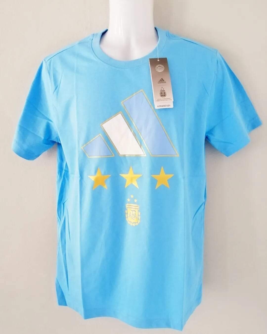 CAMISA ARGENTINA CAMPEÓN DEL MUNDO CELESTE
