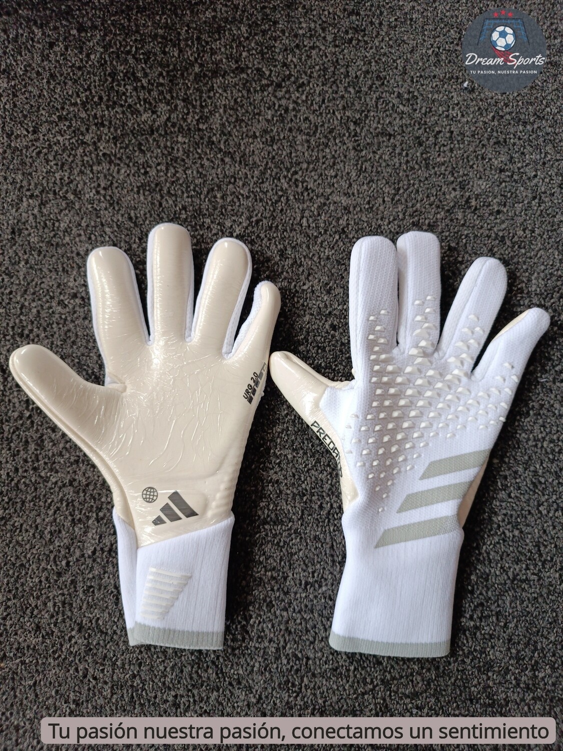 GUANTES BLANCOS ADIDAS