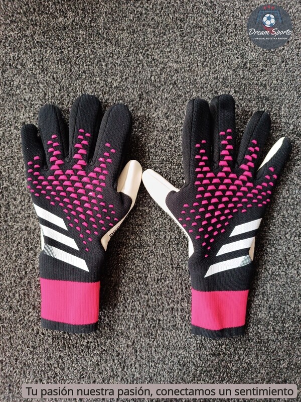 GUANTES ROSADO NEGROS ADIDAS