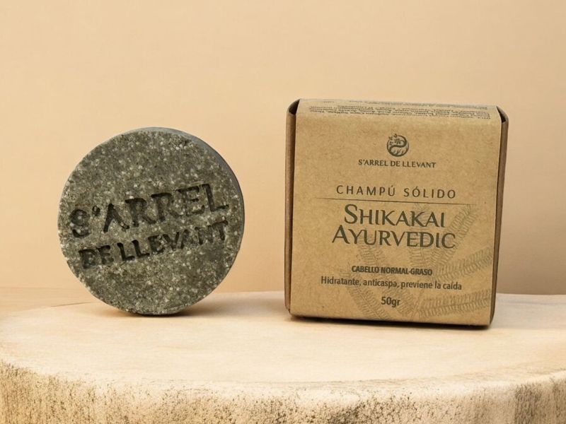 Champú sólido Shikakai ayurvedic