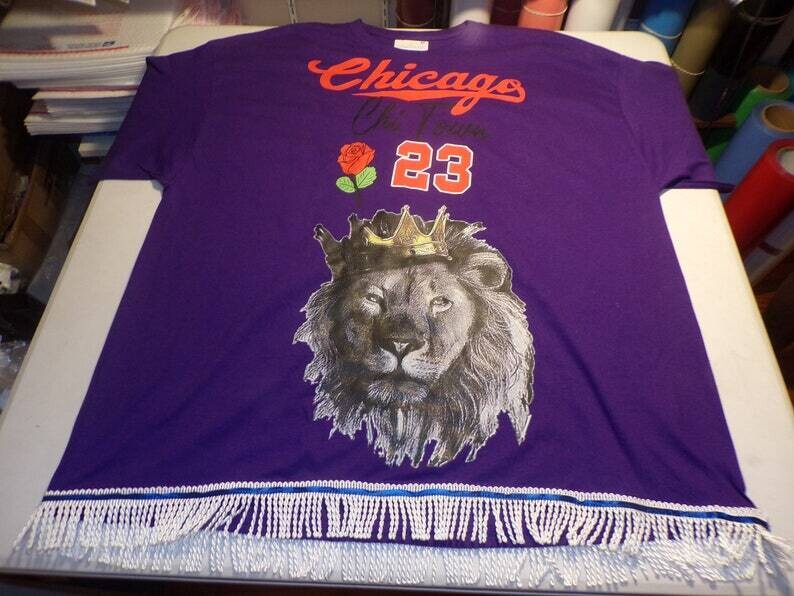 Chicago 23/Lion of Judah White Fringes