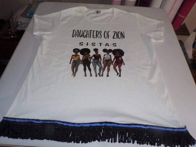 Daughters of Zion SISTAS black fringes
