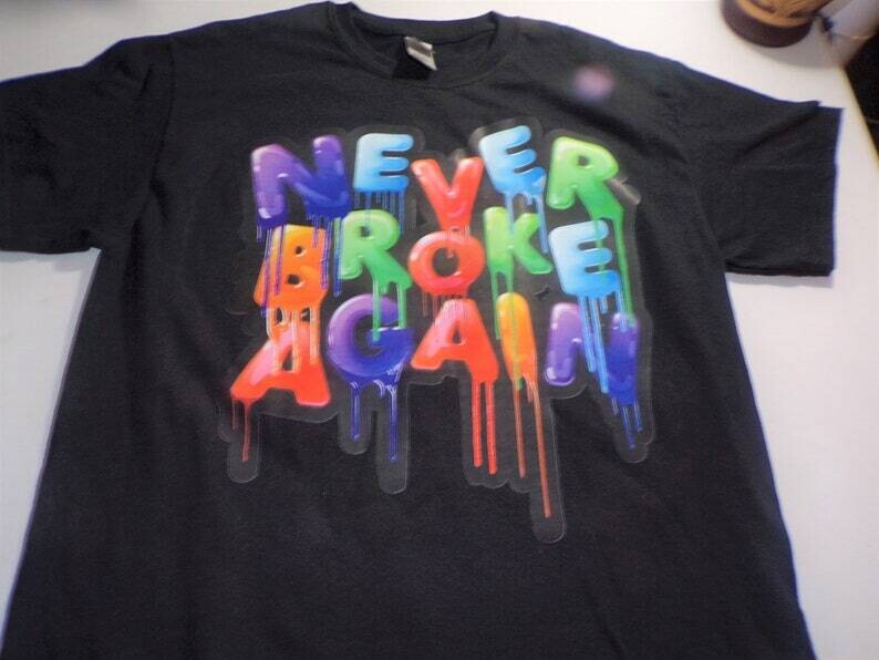 Drip Colors- Black NEVER BROKE AGAIN