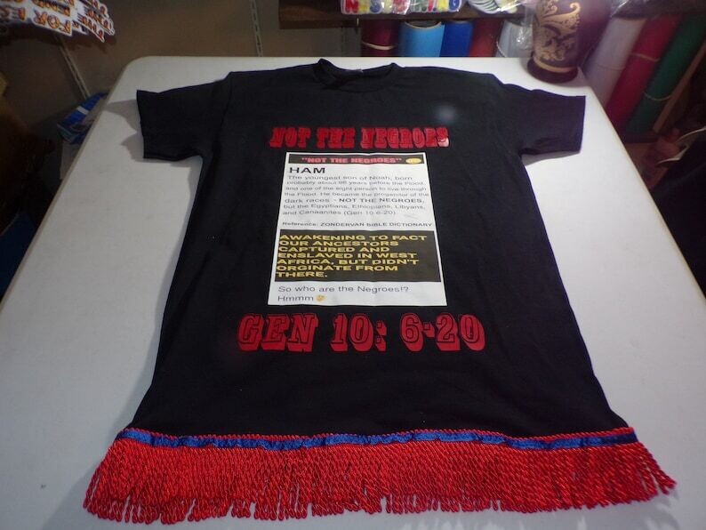 ​Yō Ham Not the Negroes Gen 10 6:20 Black Shirt