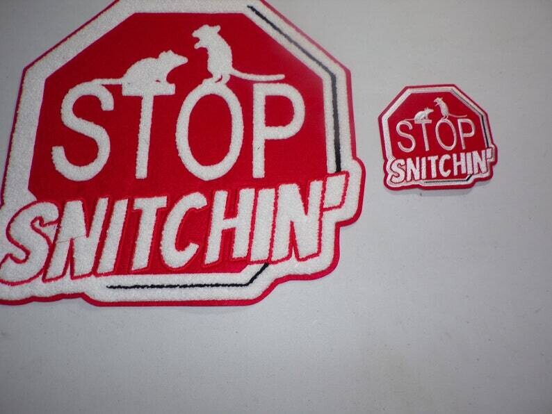 Exclusive Stop Snitching Patch Set