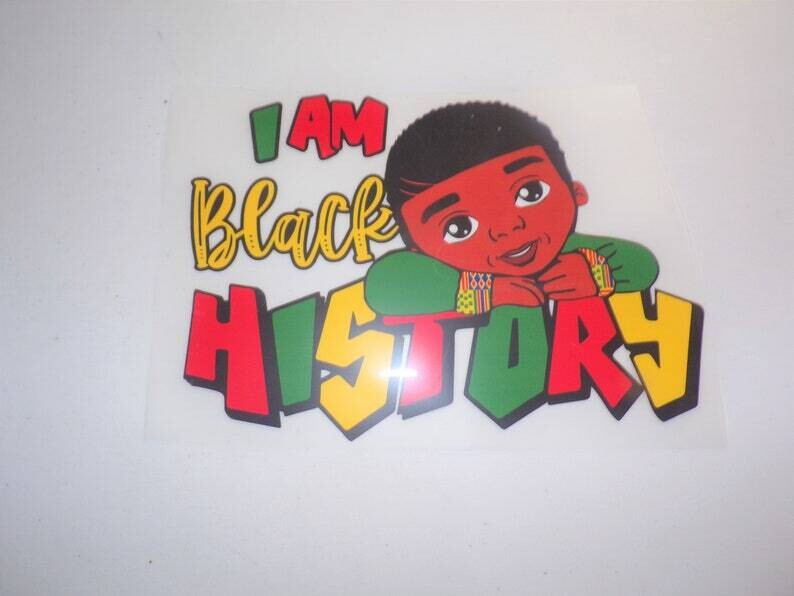 I Am Black History Iron On Patch SALE LIMITED TIME