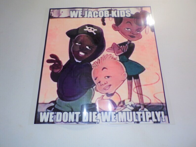 We Jacob Kids We Don&#39;t Die We Multiply Iron On Patch SALE LIMITED TIME