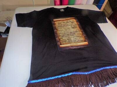 The 12 Tribes Of Israel Exclusive Stitch Work Black