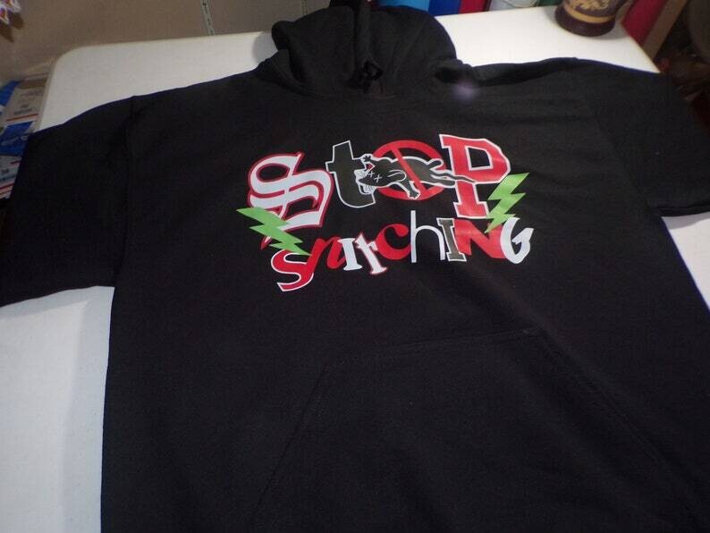 Stop Snitching Hoodie (Black Mouse)
