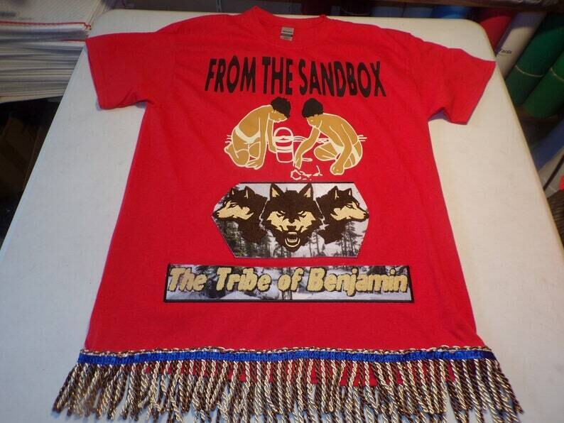 We Was Benjamin From The Sandbox Brown/Gold Fringes