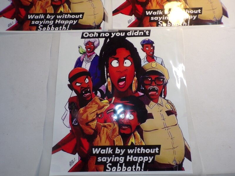 Oh No You Didn&#39;t Walk By Without Saying Happy Sabbath Iron On Patch SALE LIMITED TIME