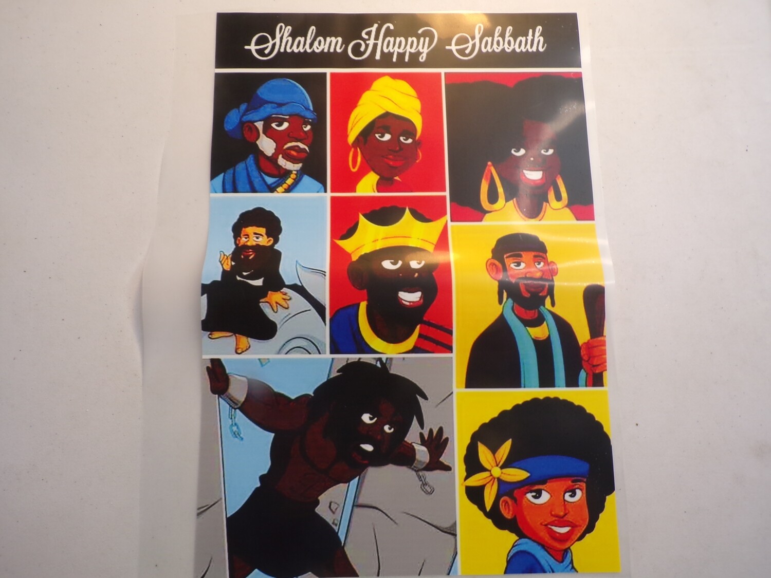 Shalom Happy Sabbath Iron On Hot Stamp