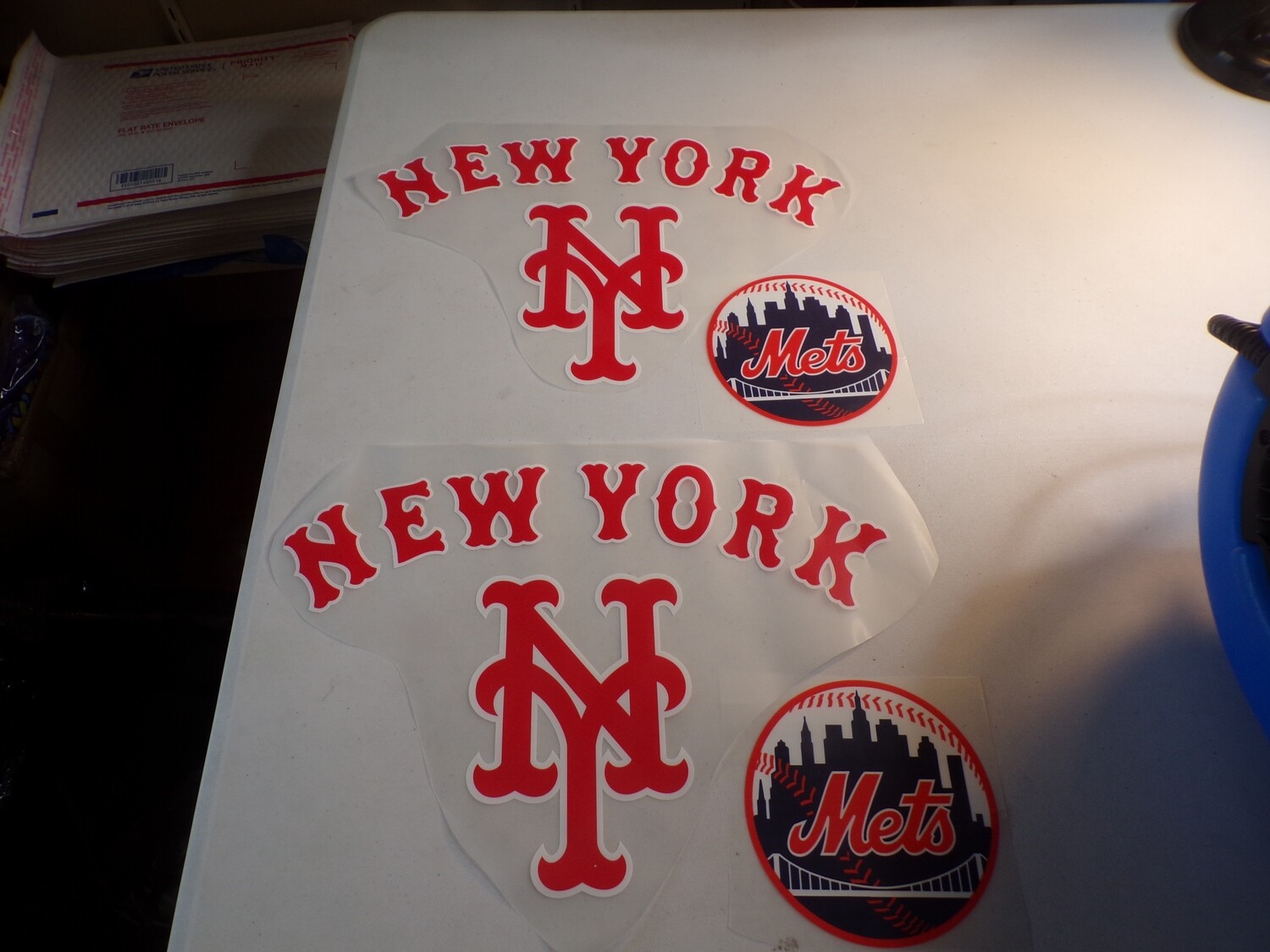2pc New York Mets Iron On Hot Stamps SALE LIMITED TIME