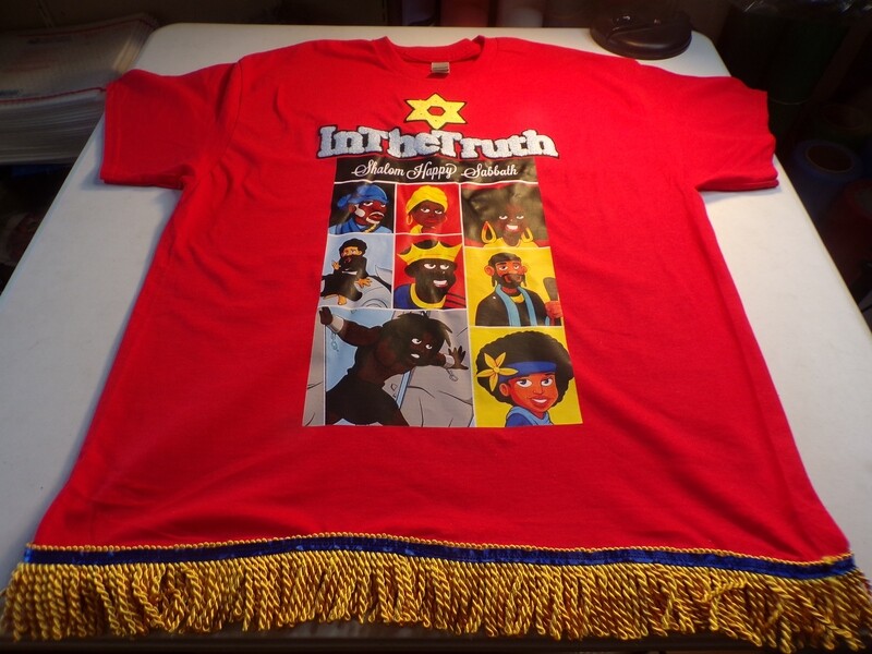 Inthetruth For The Sabbath Keepers Gold Fringes Exclusive to Have a Shirt Like This