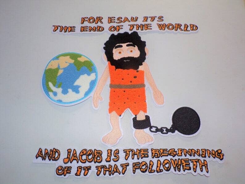 25pc Pack Exclusive for Esau It&#39;s The End of The World Stitch Work Iron On Patch 11ea.