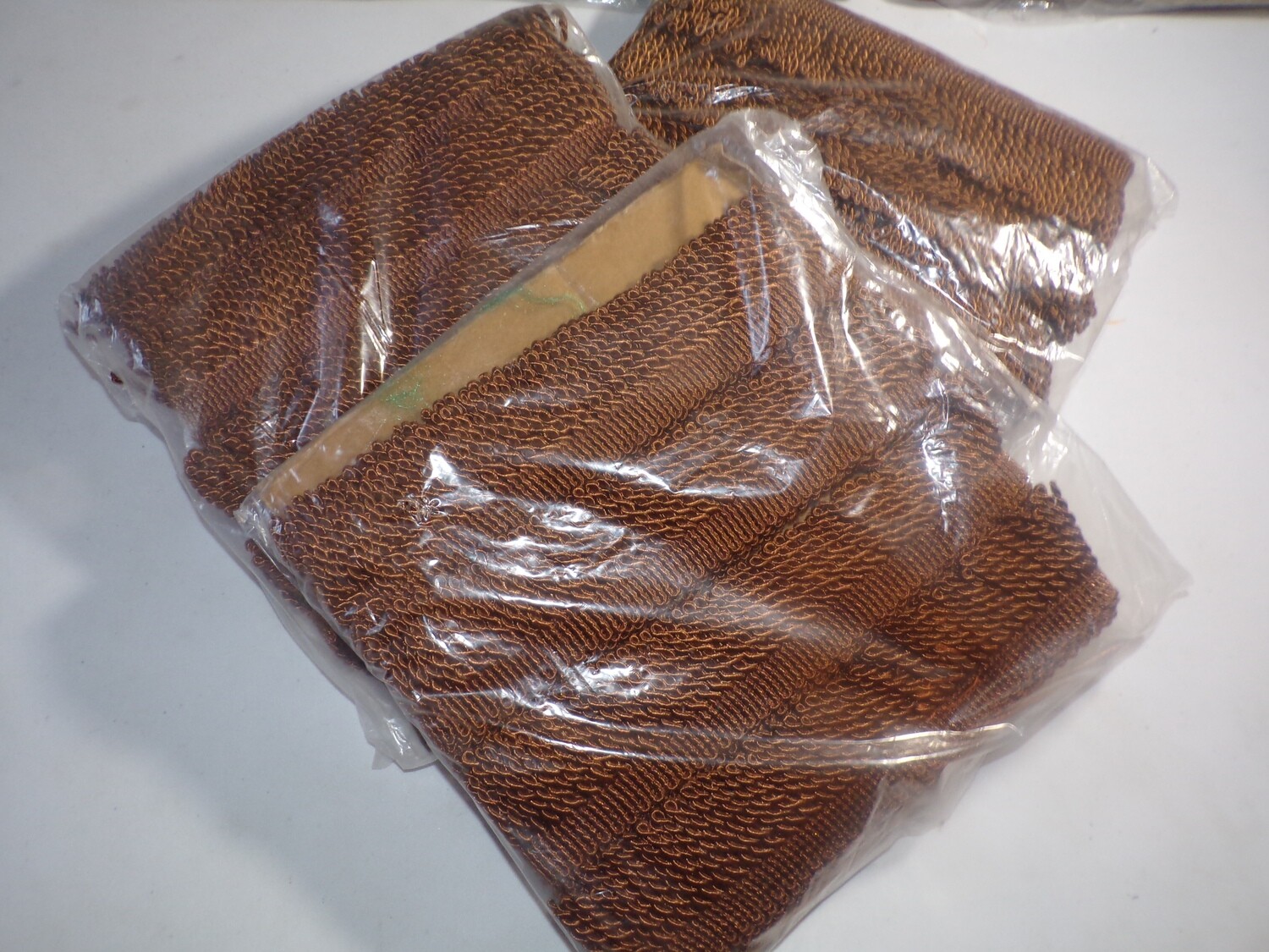 12 Yard Value Pack / 2.5 Inch Bullion Fringe Trim / Style# EF25 Color: Brown / 36 Ft / 10.973 Meters.