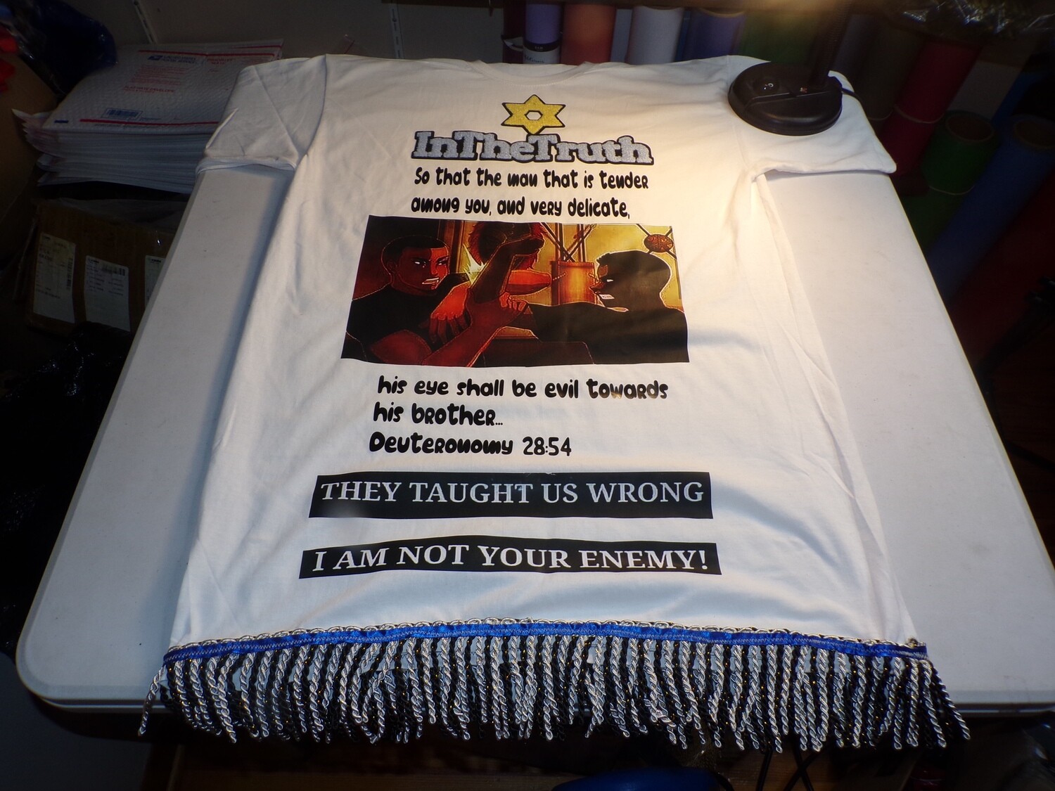 Inthetruth So That The Man That Is Tender Among You, And Very Delicate, His Eye Shall Be Evil Toward His Brother.