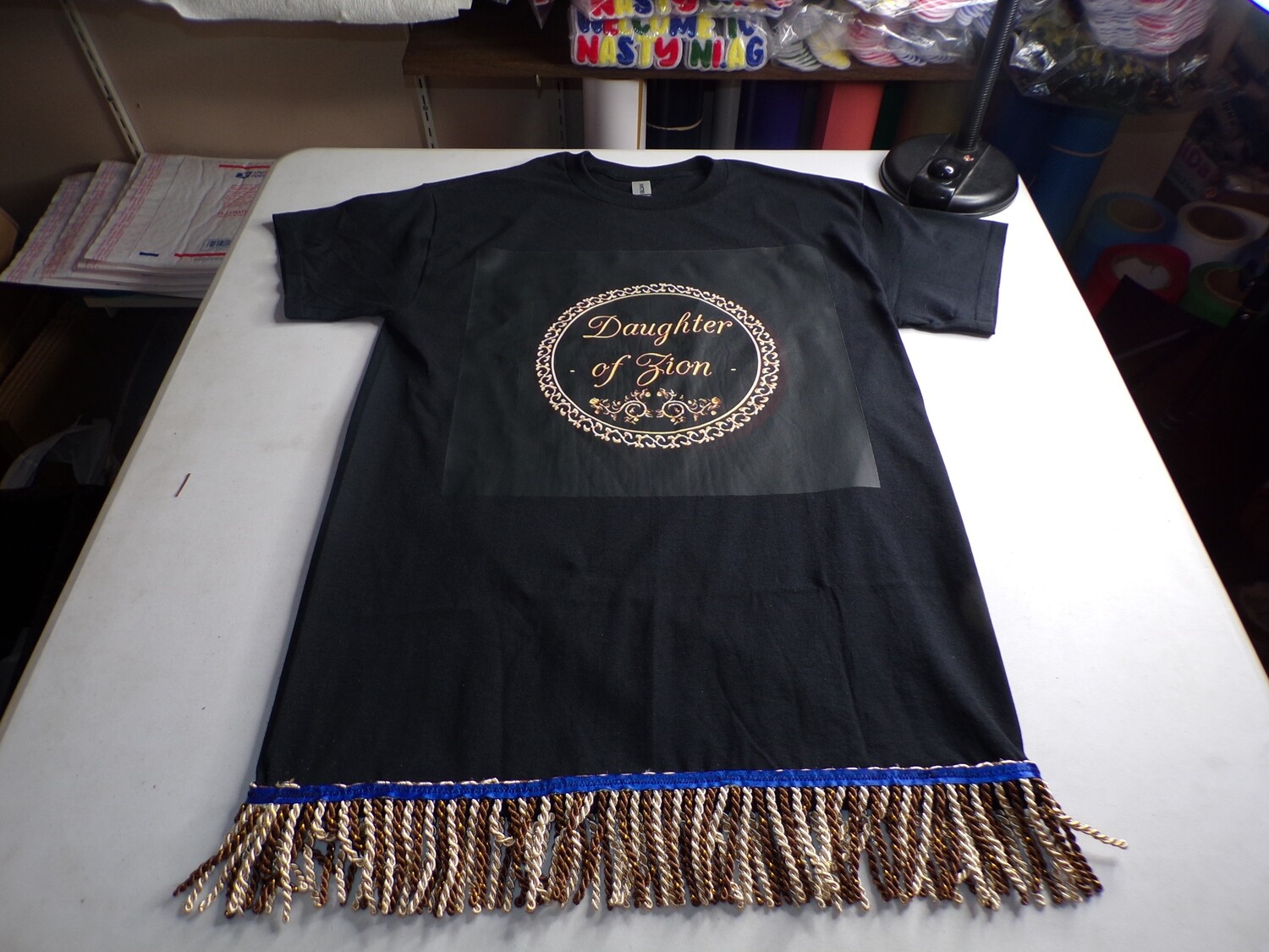 Daughter of Zion/I Am Israel Brown/Gold Fringes