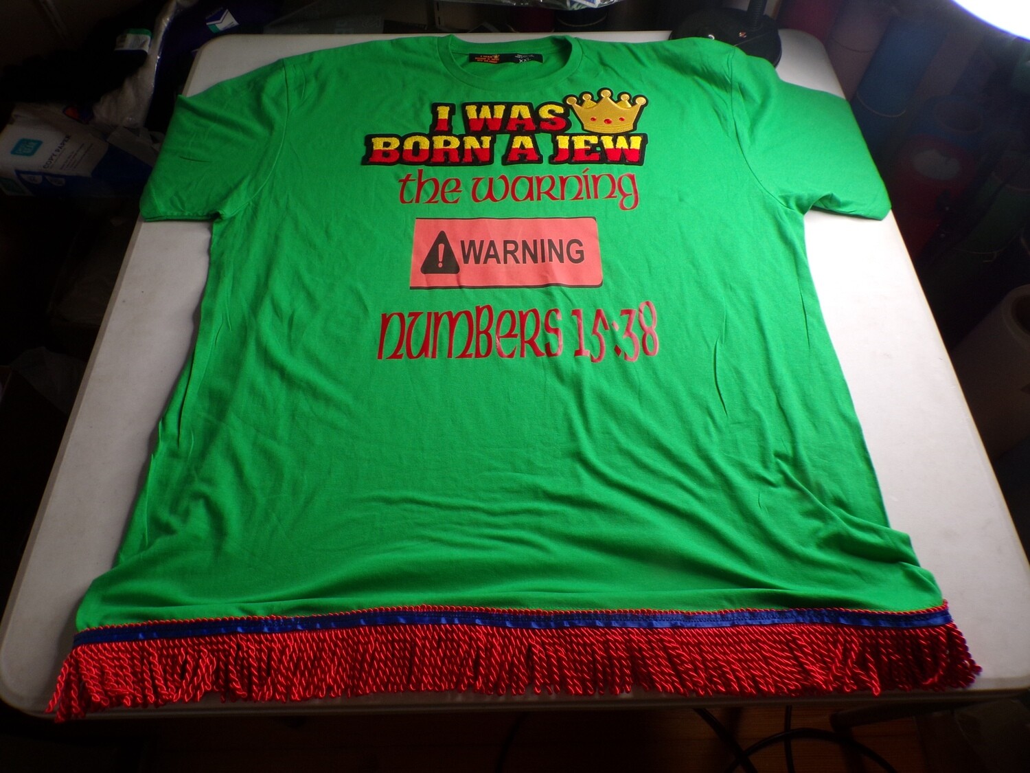 I Was Born a Jew the Warning Numbers 15:38 Red Fringes