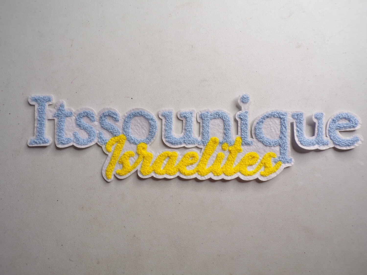 Itssounique Israelites Iron On Patch