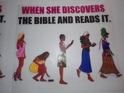 When She Discovers The Bible and Reads It Limited Time