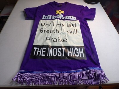 Inthetruth Until My Last Breath, I will Praise The Most High Purple Tee
