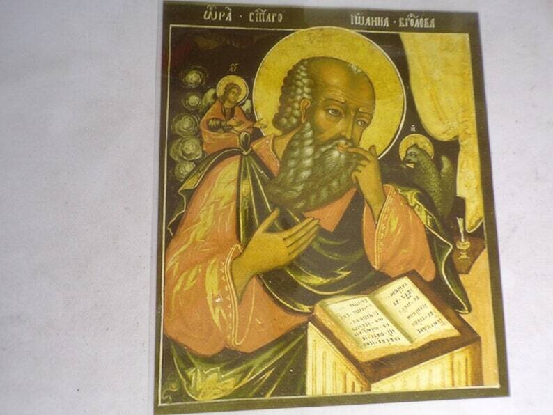 Apostle John the Theologian in Silent Contemplation