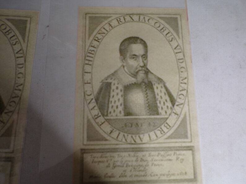 King James Iron on Hot Stamp