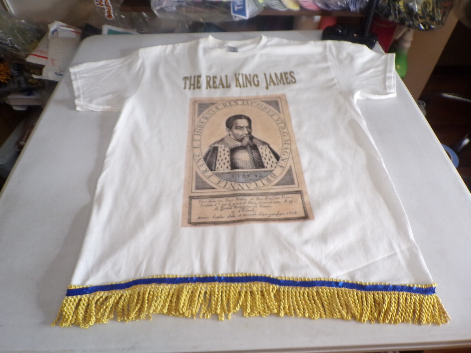 The Real King James Gold Fringes