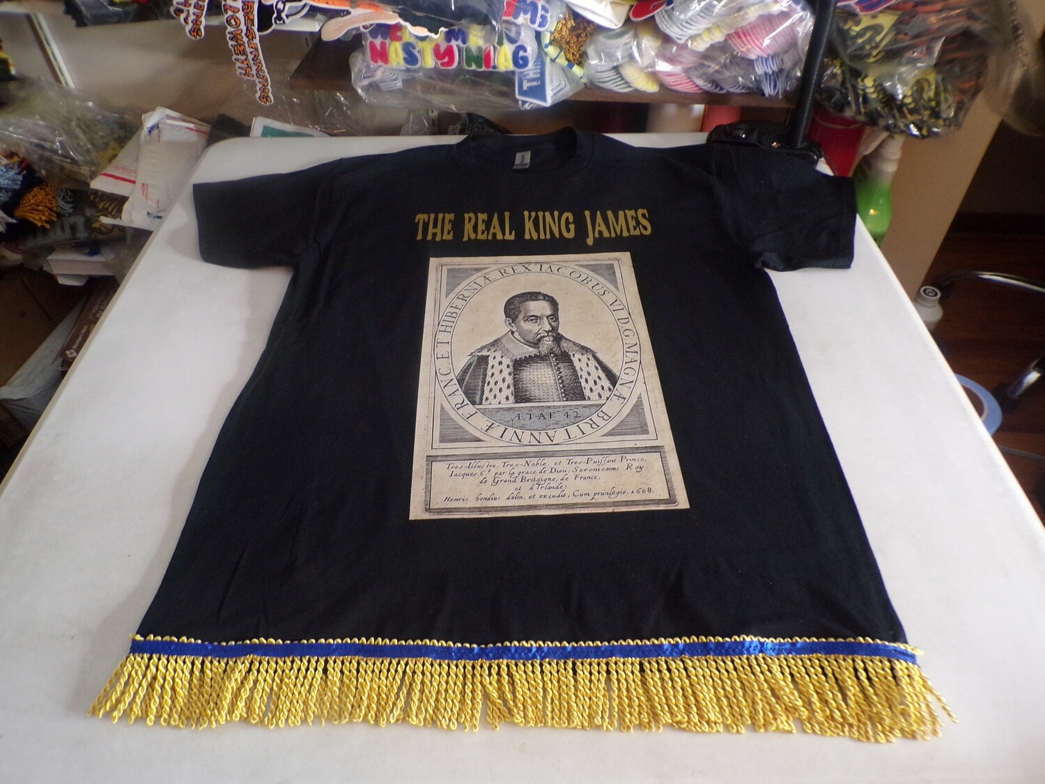 The Real King James Gold Fringes
