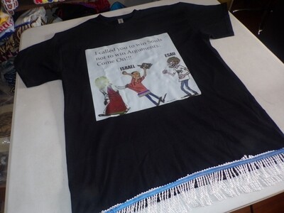I Called You To Win Souls Not To Win Arguments: Come On Black Tee White Fringes