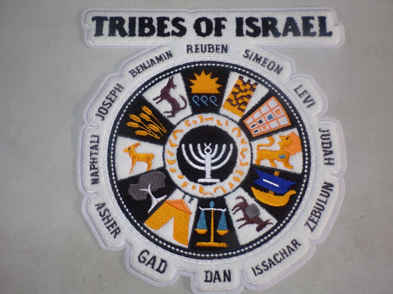 Tribes of Israel Exclusive Stitch Work Patch 12.5 inches