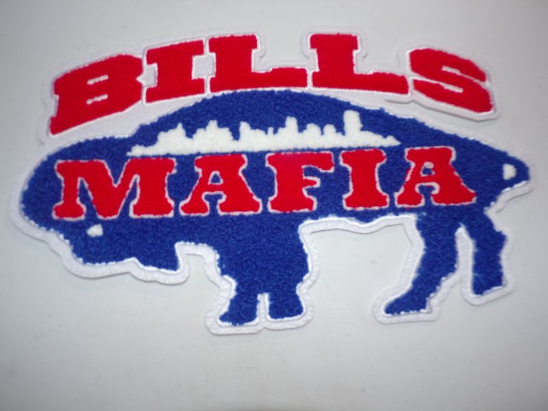 Exclusive Bills Mafia Stitch Work Iron On Patch 10x6 inch