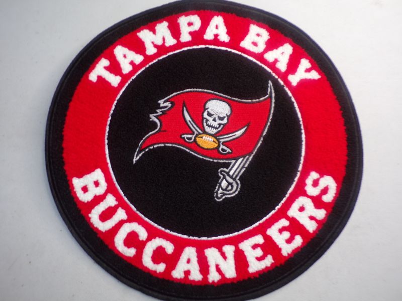 Exclusive Tampa Bay Buccaneers Stitch Work Iron On Patch 11 inch