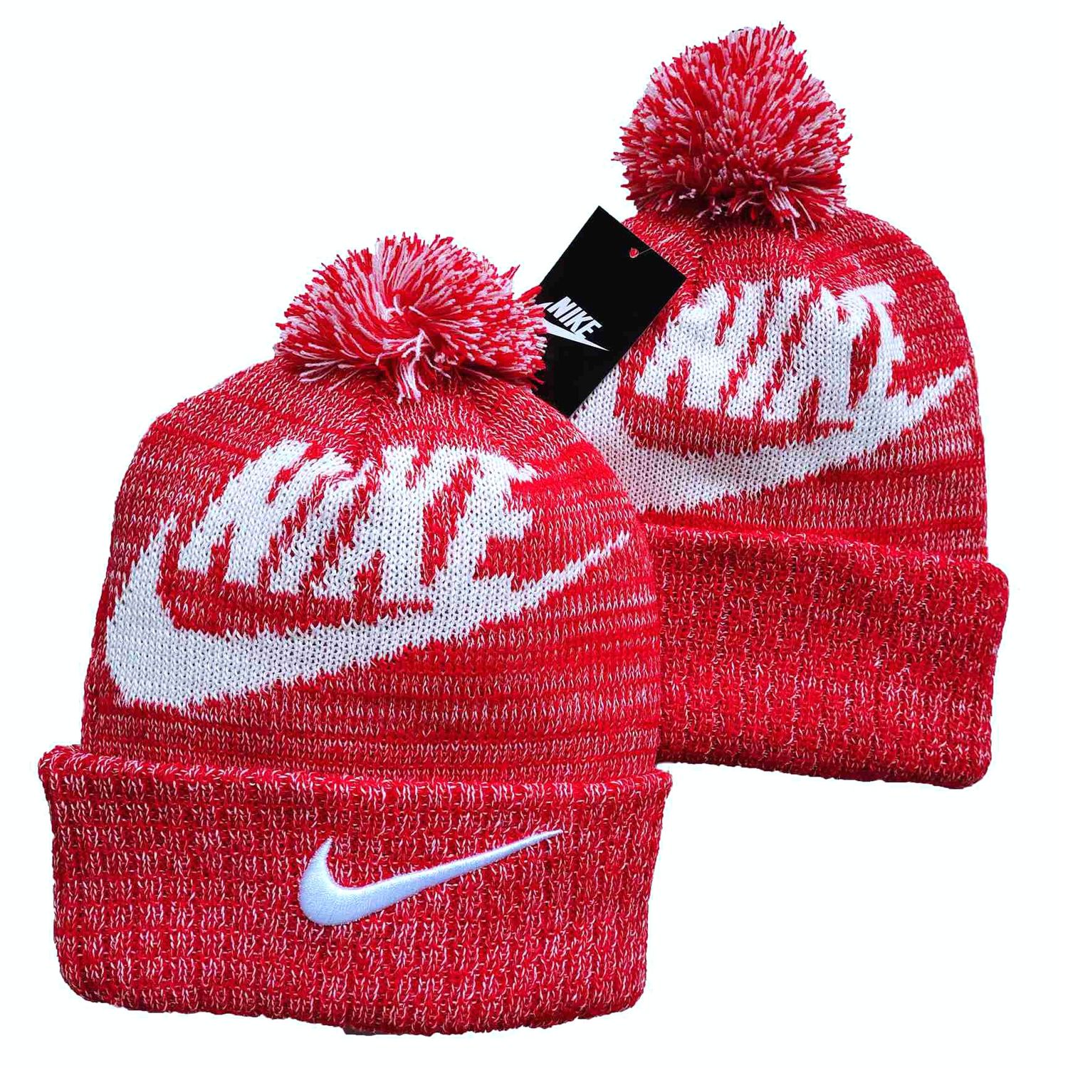 Nike Unisex Sportswear Cuffed Beanie Utility White/Visor Color Logo