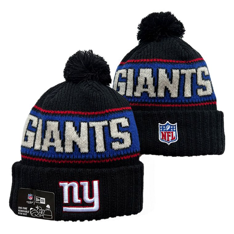 New York Giants 2024 Cold Weather Sport Pom Knit