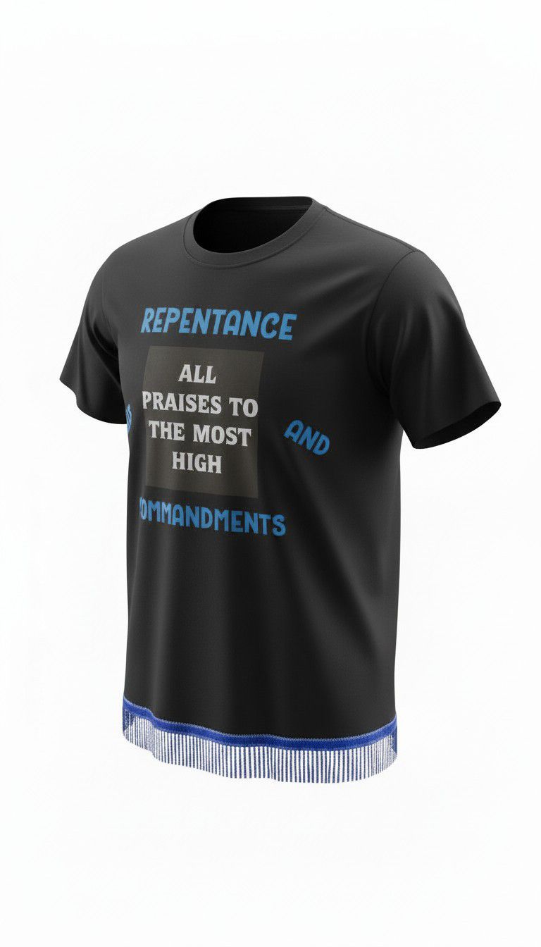 All Praises to The Most High Repentance, Laws and Commandments Black