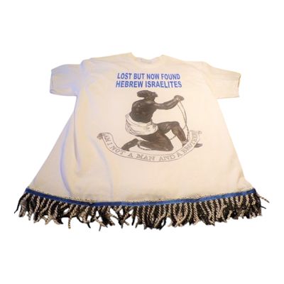 Lost But Now Found Hebrew Israelite 12 Tribes Chart Black or White Fringes