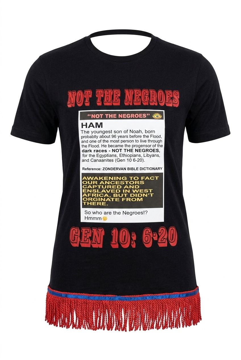 ​Yō Ham Not the Negroes Gen 10 6:20 Black Shirt