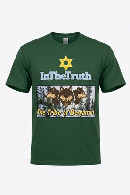 In The Truth Tribe of Benjamin Forest Green Tee