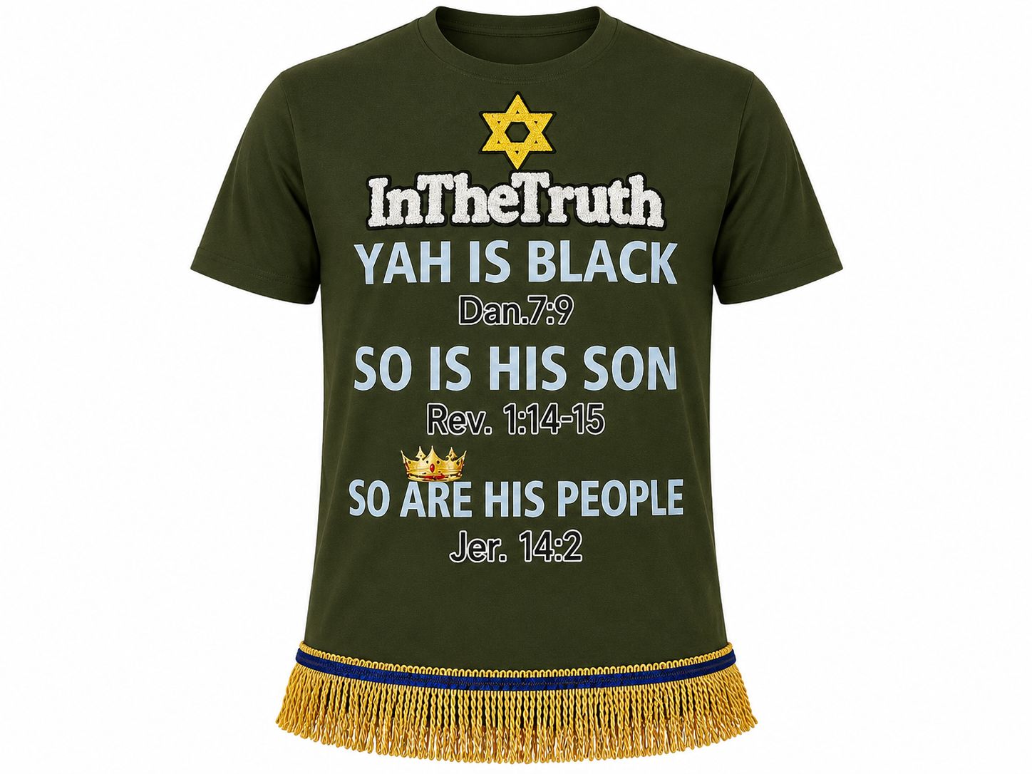 Yah Is Black, Dan 7:9 So Is His Son, Rev 1.14, So Are His People Jer.14.2