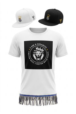 I Am' a Judahite I Never Quit I Never Back Down White Tee