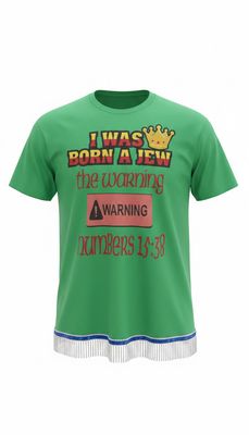 I Was Born a Jew the Warning Numbers 15:38 Red Fringes