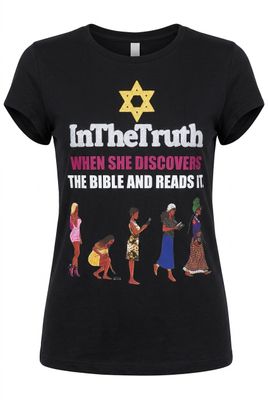 In The Truth When She Discovers The Bible and Reads It
