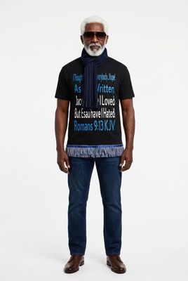 I THOUGHT GOD LOVES EVERYBODY...NOPE! Romans 9:13 KJV W/ SKY BLUE FRINGES